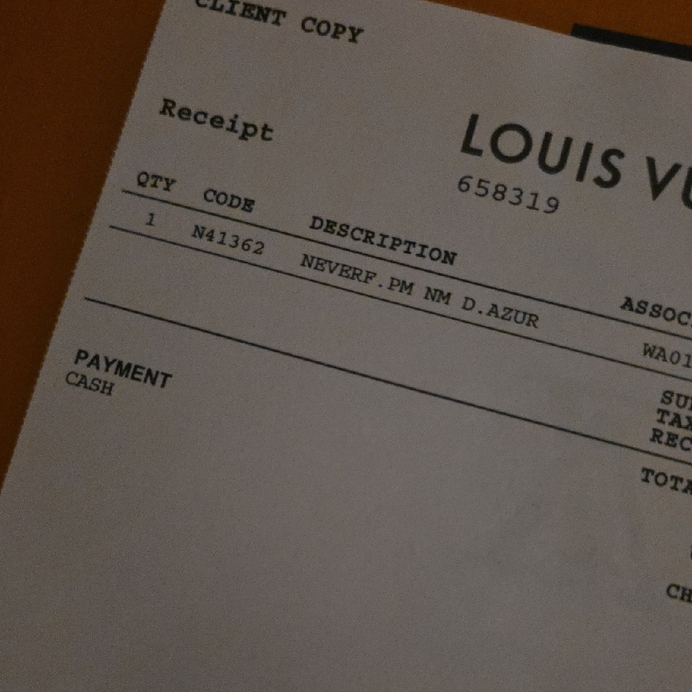 Authentic Louis Vuitton Neverfull PM - Picture 5 of 12
